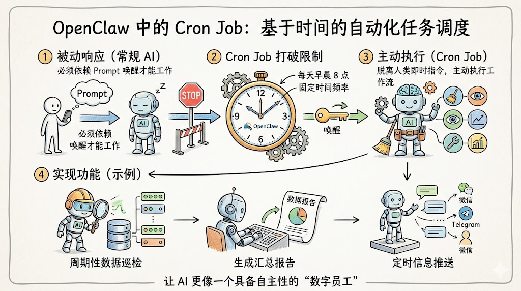 CronJob（定时任务） — OpenClaw screenshot