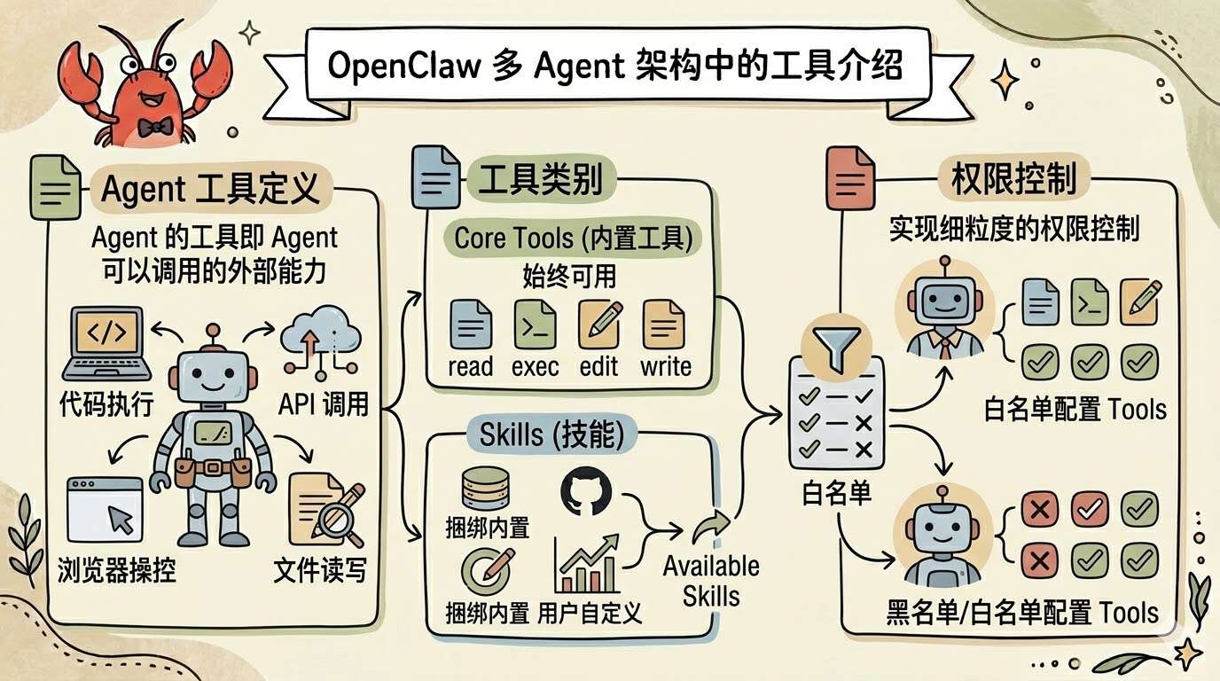 OpenClaw tools and skills overview