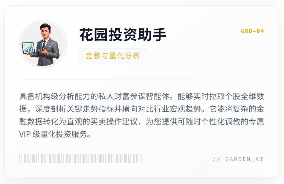 Garden investment agent stock analysis