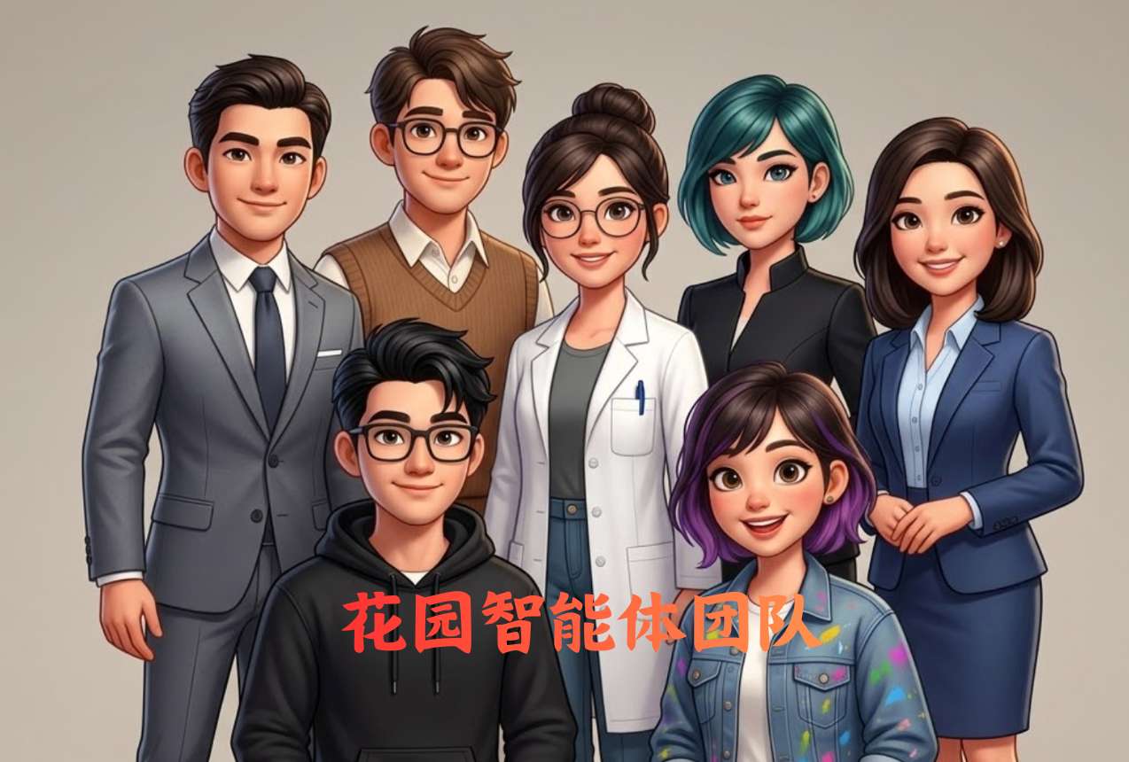 花园多智能体团队概览 — OpenClaw screenshot