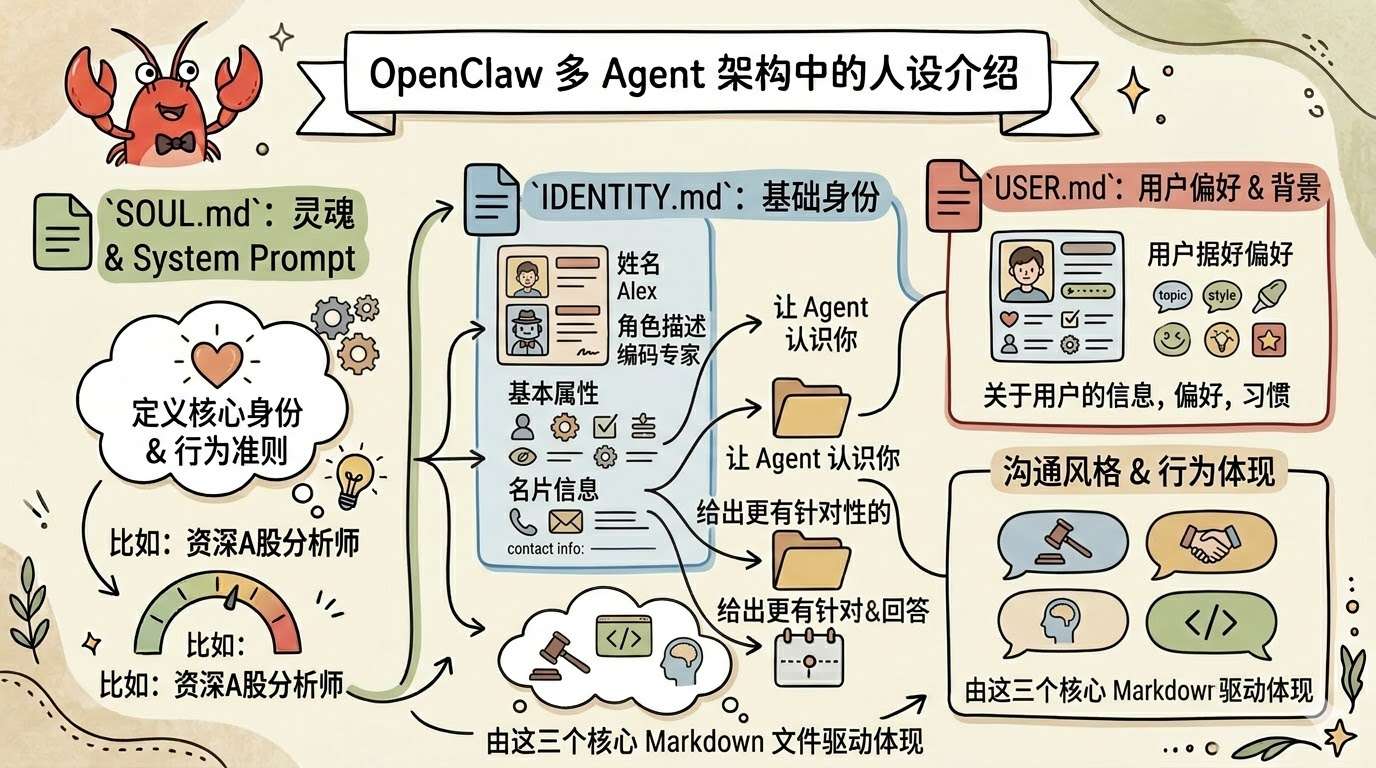 OpenClaw 中 Agent 的具体构成 — OpenClaw screenshot